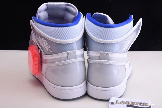 One Kick Air White Retro CK6637-104 Zoom Jordan Racer 1 Blue High 0805